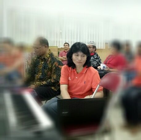 Ibu Agnes Widi Astuti Ketua Seksi Pelatihan dan Kaderisasi Paroki Ciledug